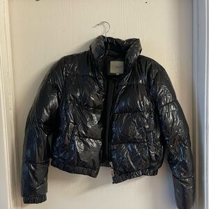 ZIAI black puffer coat